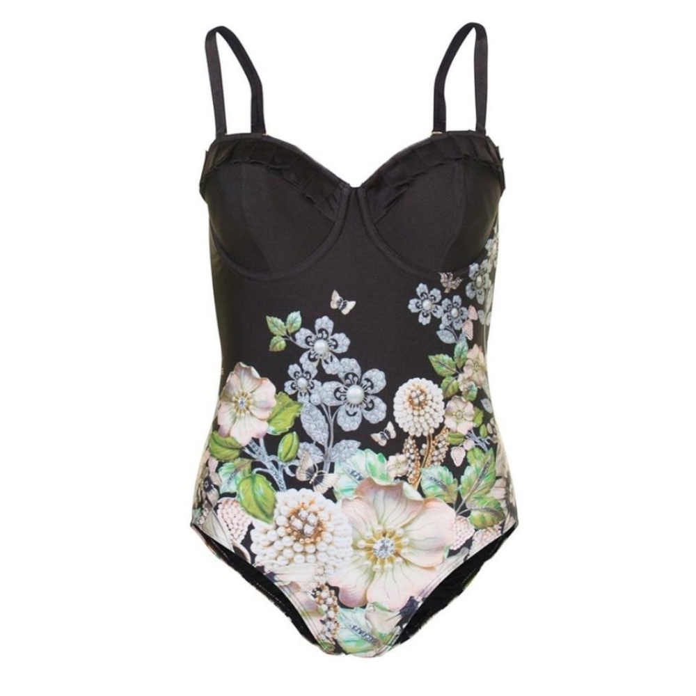 🍒NWT🍒 TED BAKER SECRET SILHOUETTE ONE PIECE - Picture 5 of 6